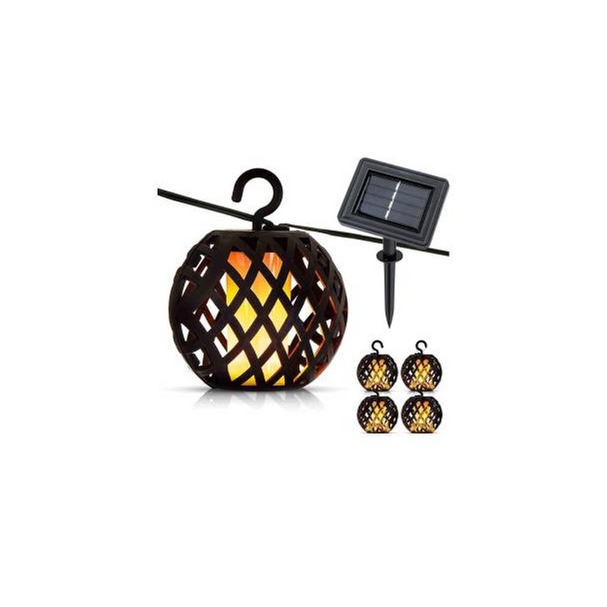 LED solcellsljusslinga 60xLED/2m 400 mAh IP44