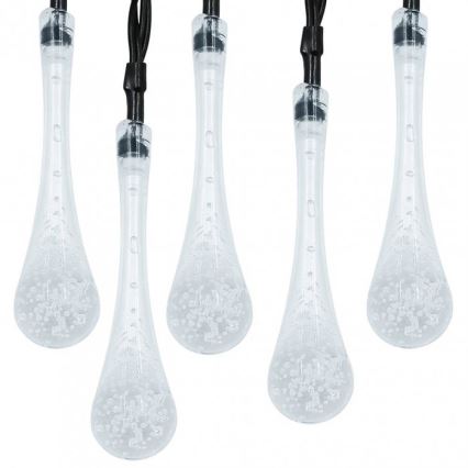 LED solcellsljusslinga med skymningssensor 20xLED/0,72W/1,2V 600 mAh 4,7m IP44