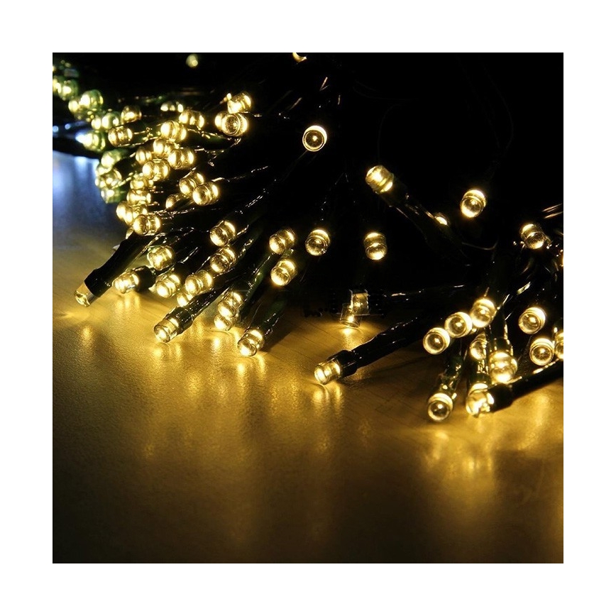 LED solcellsljusslinga SHINE 100xLED/1,2V 400 mAh 11, 9 m IP44