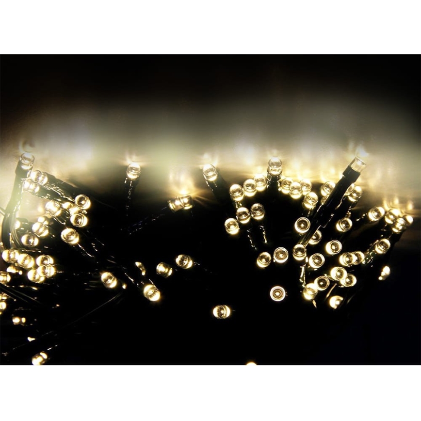 LED solcellsljusslinga SHINE 200xLED/1,2V 21,9 m IP44