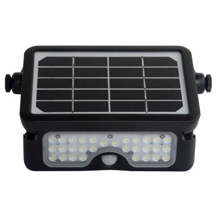LED Solcellstrålkastare med rörelse- och skymningssensor EPAD LED/5W/3000 mAh 3,7V 4000K IP65