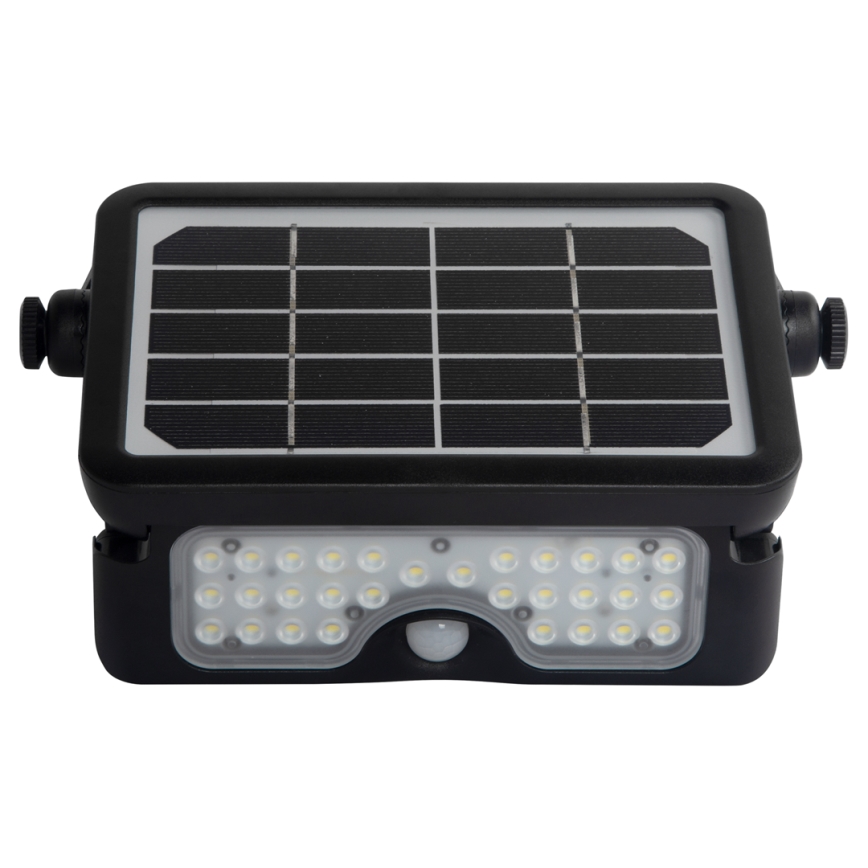 LED Solcellstrålkastare med rörelse- och skymningssensor EPAD LED/5W/3000 mAh 3,7V 4000K IP65