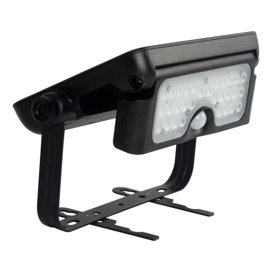 LED Solcellstrålkastare med rörelse- och skymningssensor EPAD LED/5W/3000 mAh 3,7V 4000K IP65