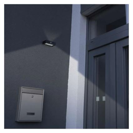 LED Solcellstrålkastare med rörelsesensor LED/3,7V 1200mAh 4000K IP65 svart