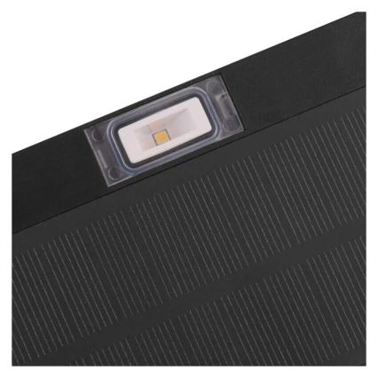 LED Solcellstrålkastare med rörelsesensor LED/3,7V 1200mAh 4000K IP65 svart