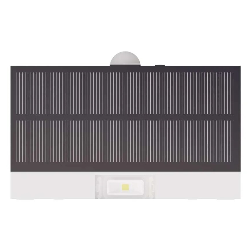 LED Solcellstrålkastare med rörelsesensor LED/3,7V 1200mAh 4000K IP65 vit