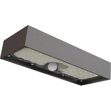 LED Solcellstrålkastare med rörelsesensor LED/3,7V 3000mAh 4000K IP65 svart