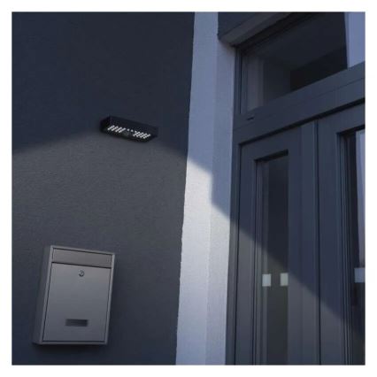 LED Solcellstrålkastare med rörelsesensor LED/3,7V 3000mAh 4000K IP65 svart