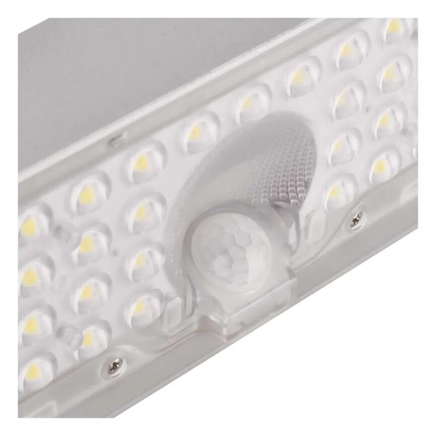 LED Solcellstrålkastare med rörelsesensor LED/3,7V 3000mAh 4000K IP65 vit