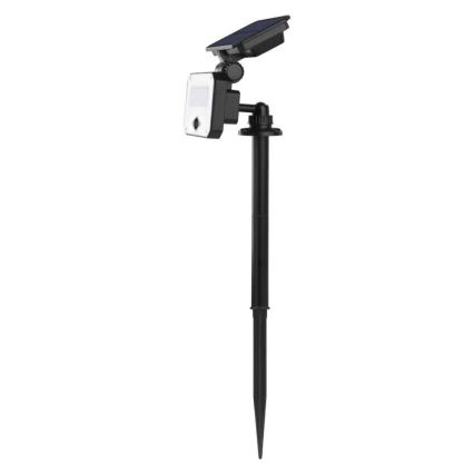 LED Solcellstrålkastare med rörelsesensor SPILO LED/3,7V 3600mAh 3000K IP54 + fjärrkontroll