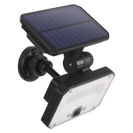 LED Solcellstrålkastare med rörelsesensor SPILO LED/3,7V 3600mAh 4000K IP54 + fjärrkontroll