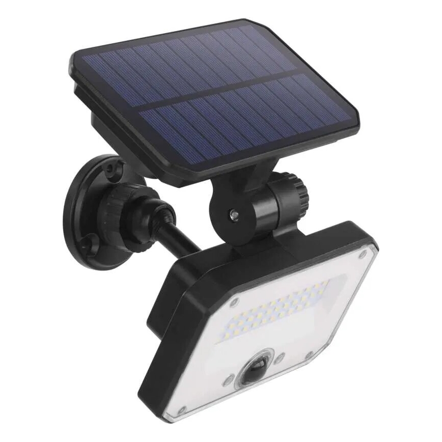 LED Solcellstrålkastare med rörelsesensor SPILO LED/3,7V 3600mAh 4000K IP54 + fjärrkontroll