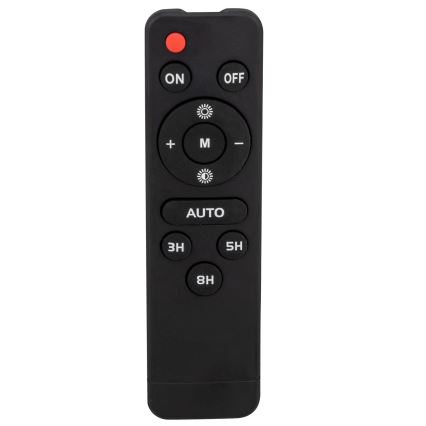 LED Utomhus ljusreglerad solcell reflektor LED/10W/3,2V IP65 4000K svart + fjärrkontroll