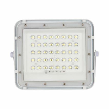 LED Utomhus ljusreglerad solcell reflektor LED/10W/3,2V IP65 4000K vit + fjärrkontroll