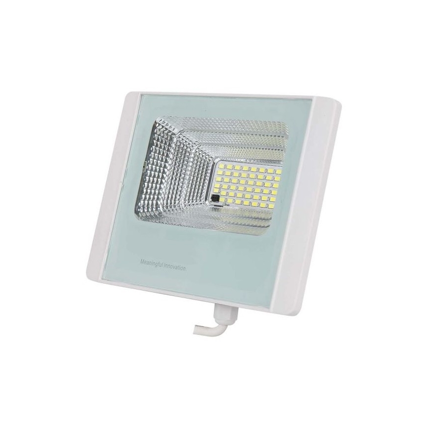 LED Solcellstrålkastare utomhus LED/12W/3,2V IP65 4000K + fjärrkontroll