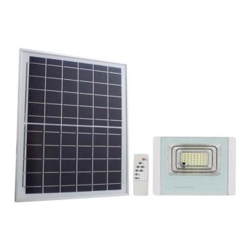 LED Solcellstrålkastare utomhus LED/12W/3,2V IP65 4000K + fjärrkontroll