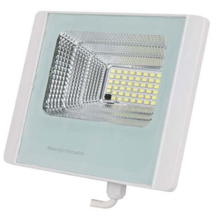 LED Solcellstrålkastare utomhus LED/12W/3,2V IP65 6400K + fjärrkontroll