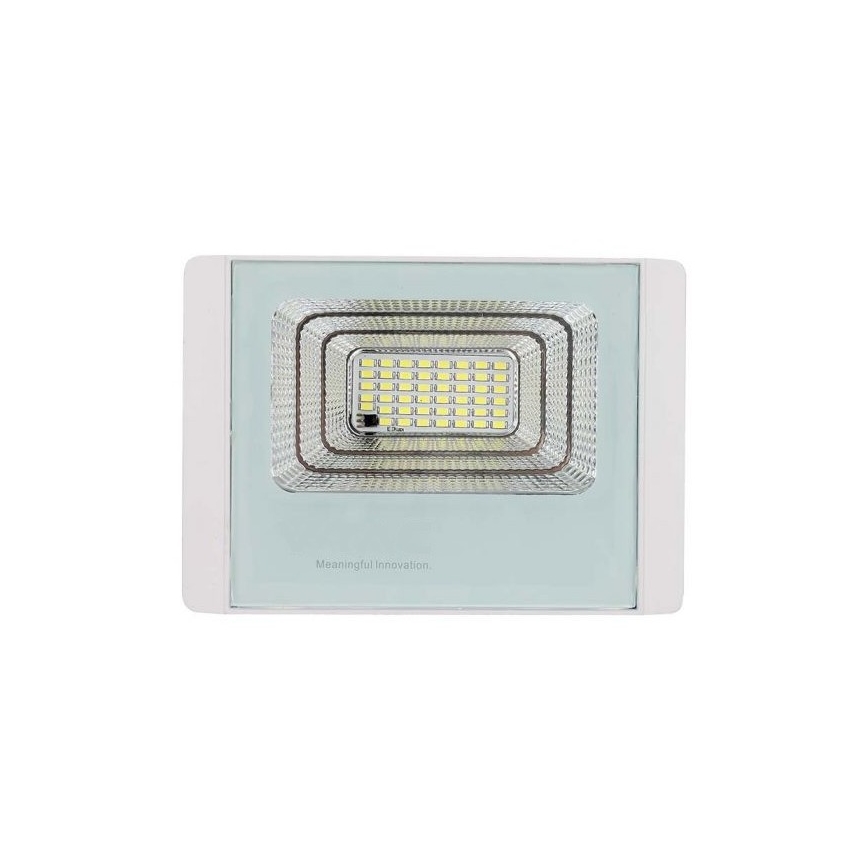 LED Solcellstrålkastare utomhus LED/12W/3,2V IP65 6400K + fjärrkontroll