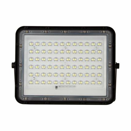 LED Utomhus ljusreglerad solcell strålkastare LED/15W/3,2V IP65 6400K svart + fjärrkontroll