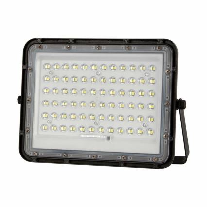 LED Utomhus ljusreglerad solcell strålkastare LED/15W/3,2V IP65 6400K svart + fjärrkontroll