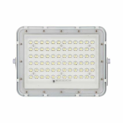 LED Utomhus ljusreglerad solcell strålkastare LED/15W/3,2V IP65 6400K vit + fjärrkontroll