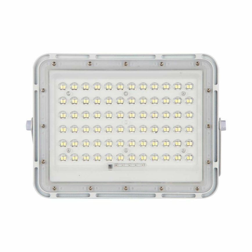 LED Utomhus ljusreglerad solcell strålkastare LED/15W/3,2V IP65 6400K vit + fjärrkontroll