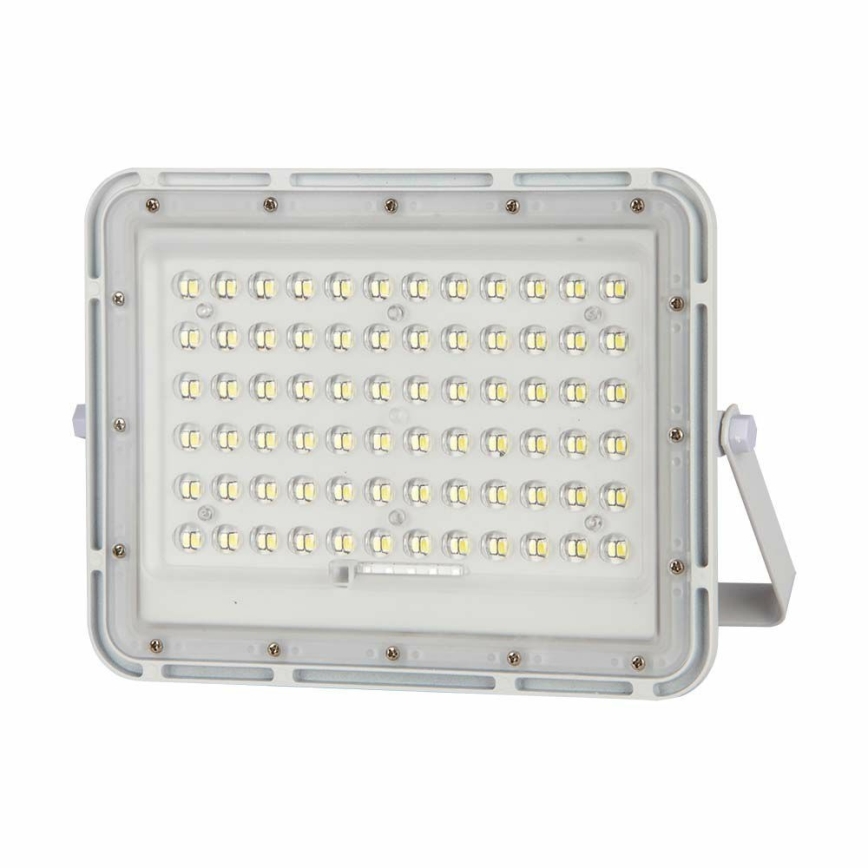 LED Utomhus ljusreglerad solcell strålkastare LED/15W/3,2V IP65 6400K vit + fjärrkontroll