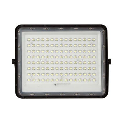 LED Solcellstrålkastare utomhus LED/200W/3,2V 4000K svart IP65 16000 mAh + fjärrkontroll