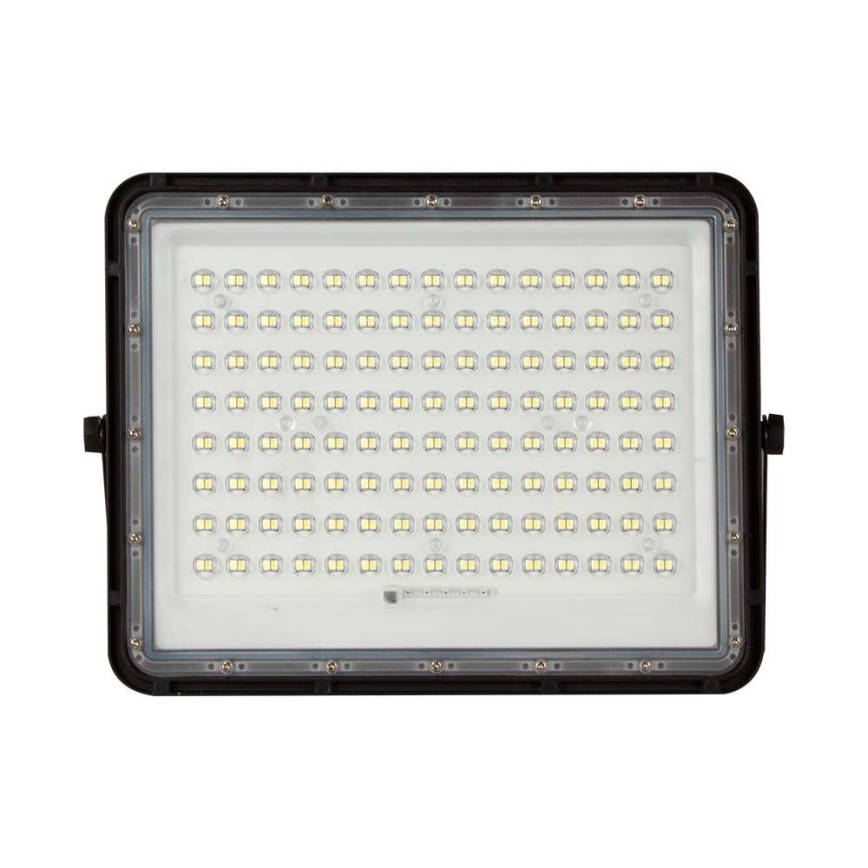 LED Solcellstrålkastare utomhus LED/200W/3,2V 4000K svart IP65 16000 mAh + fjärrkontroll