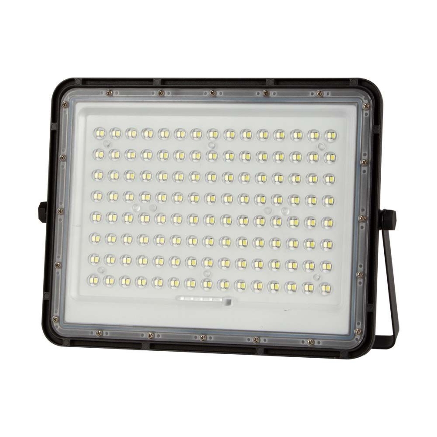 LED Solcellstrålkastare utomhus LED/200W/3,2V 4000K svart IP65 16000 mAh + fjärrkontroll