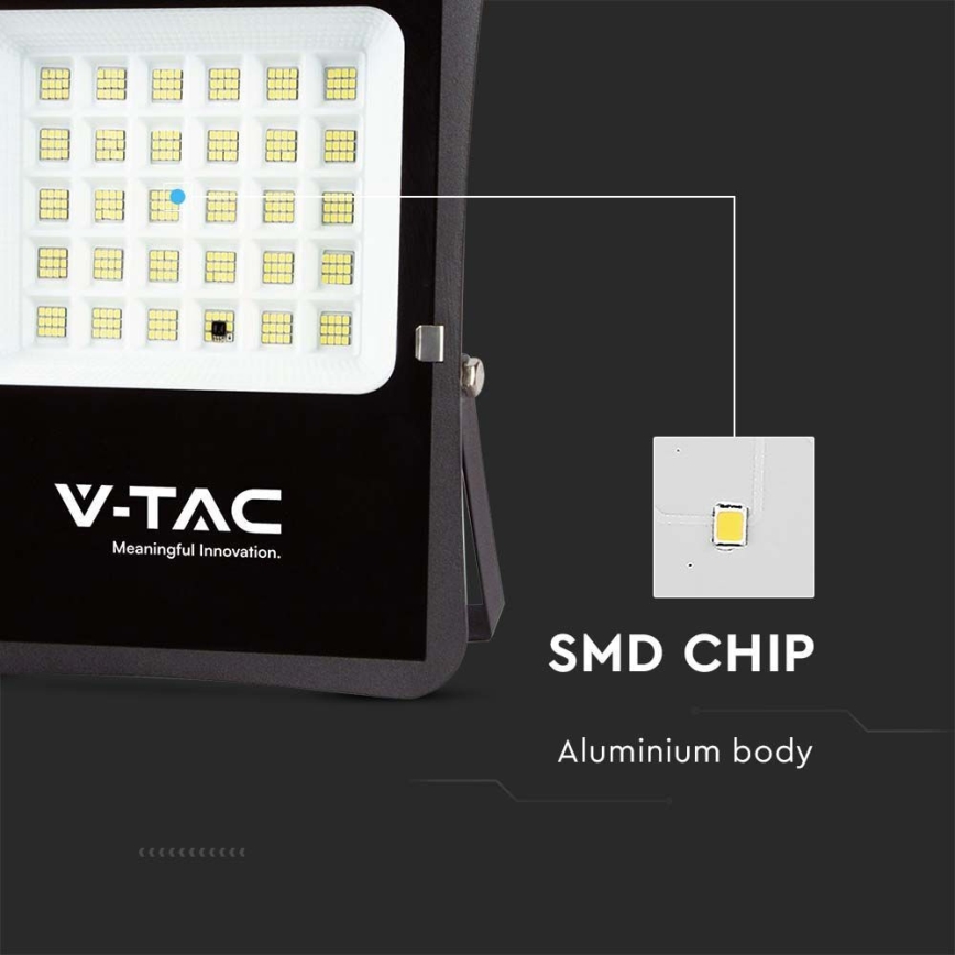 LED Solcellstrålkastare utomhus LED/20W/3,2V 6400K IP65 15000 mAh + fjärrkontroll