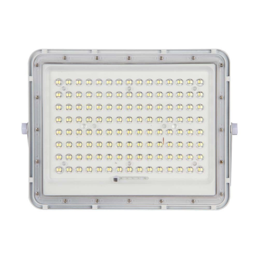 LED Solcellstrålkastare utomhus LED/20W/3,2V 6400K vit IP65 + fjärrkontroll