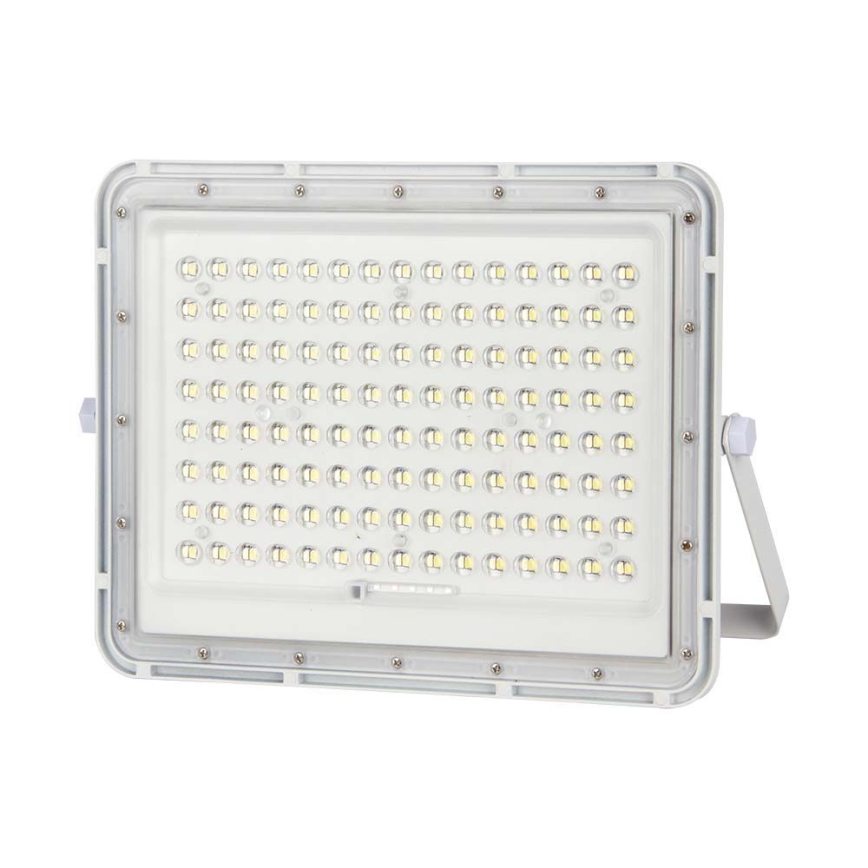 LED Solcellstrålkastare utomhus LED/20W/3,2V 6400K vit IP65 + fjärrkontroll