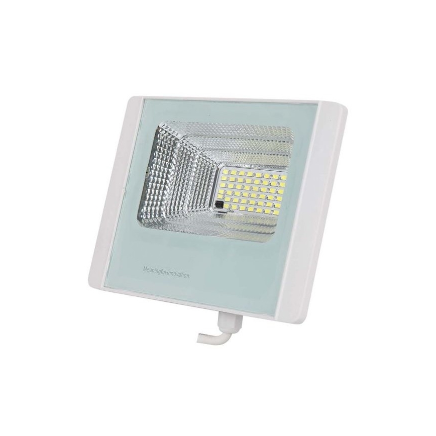 LED Solcellstrålkastare utomhus LED/20W/3,2V IP65 4000K + fjärrkontroll