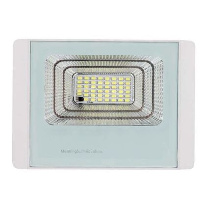 LED Solcellstrålkastare utomhus LED/20W/3,2V IP65 4000K + fjärrkontroll