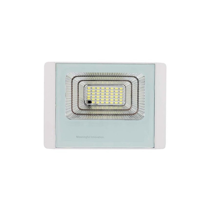 LED Solcellstrålkastare utomhus LED/20W/3,2V IP65 4000K + fjärrkontroll