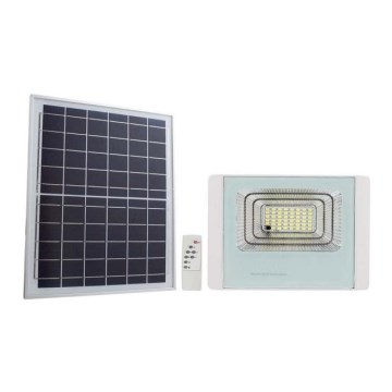 LED Solcellstrålkastare utomhus LED/20W/3,2V IP65 4000K + fjärrkontroll