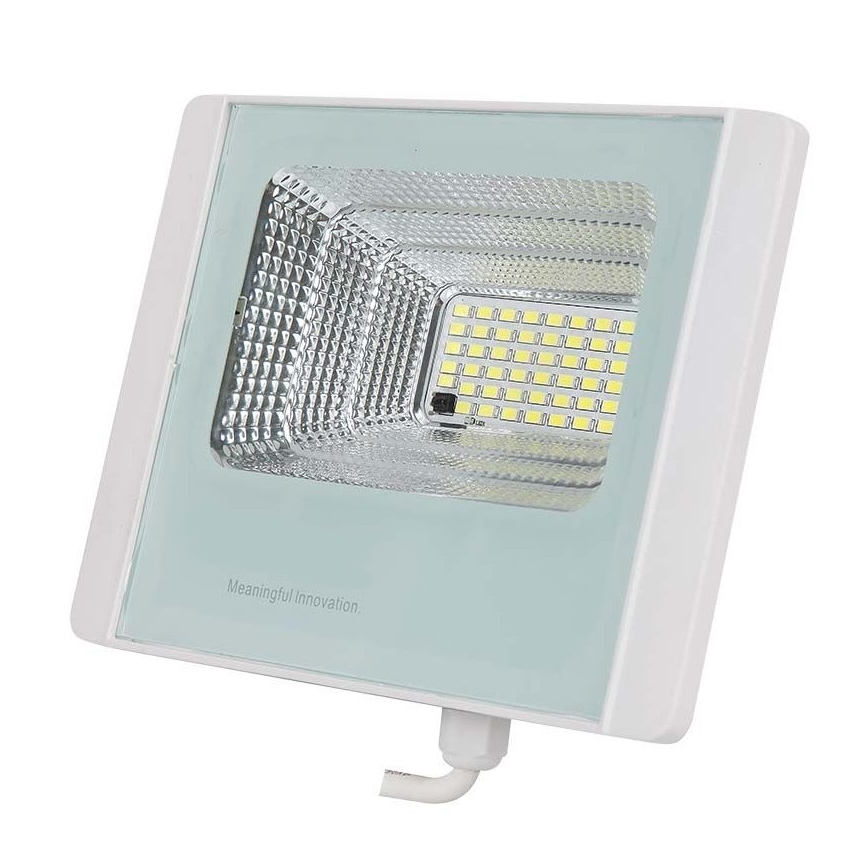 LED Solcellstrålkastare utomhus LED/20W/3,2V IP65 6400K 20000 mAh + fjärrkontroll