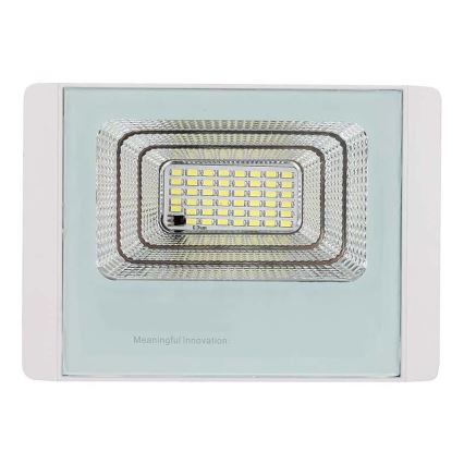 LED Solcellstrålkastare utomhus LED/20W/3,2V IP65 6400K 20000 mAh + fjärrkontroll