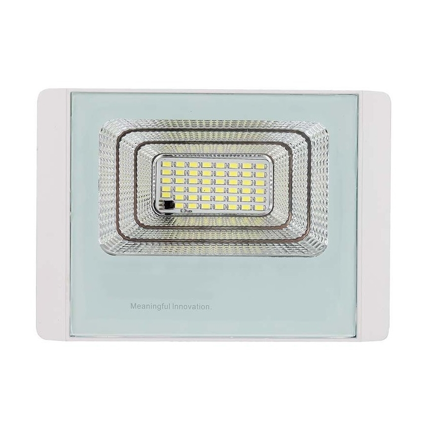 LED Solcellstrålkastare utomhus LED/20W/3,2V IP65 6400K 20000 mAh + fjärrkontroll