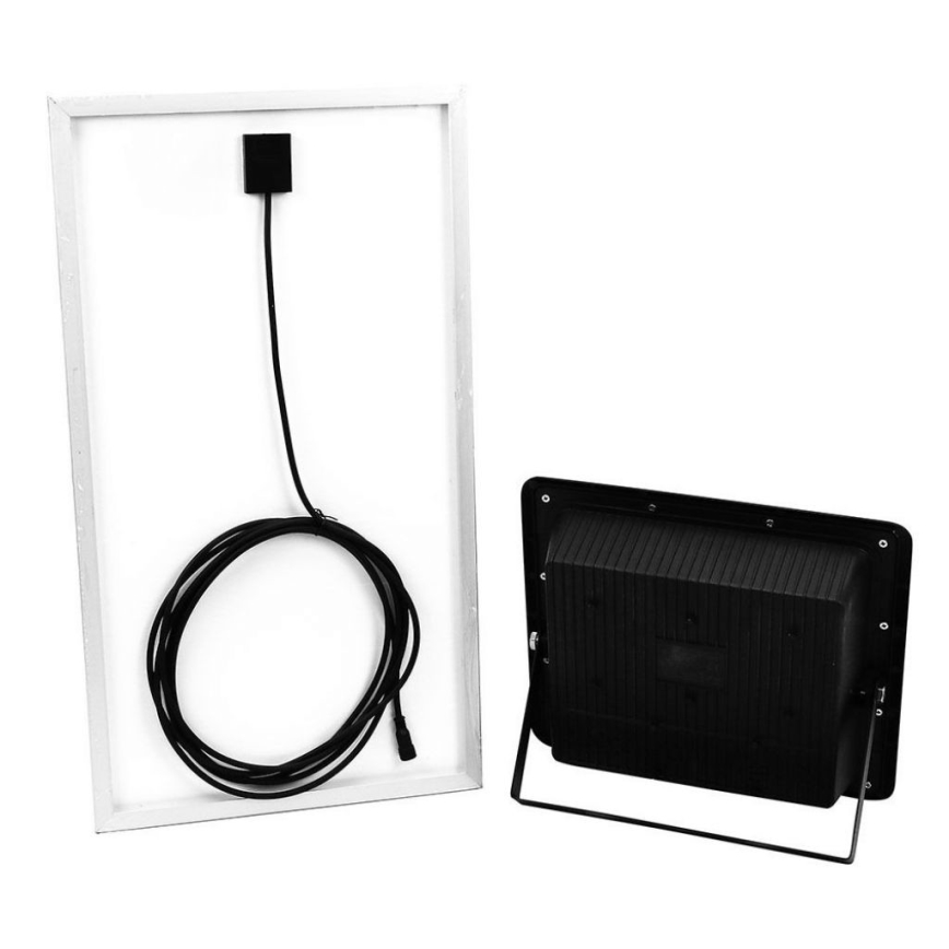 LED Solcellstrålkastare utomhus LED/40W/10V IP65 6000K + fjärrkontroll