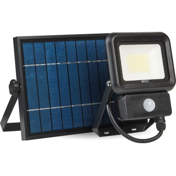 LED Solcellstrålkastare utomhus med sensor LED/20W/3,7V 6500K IP65 4400 mAh