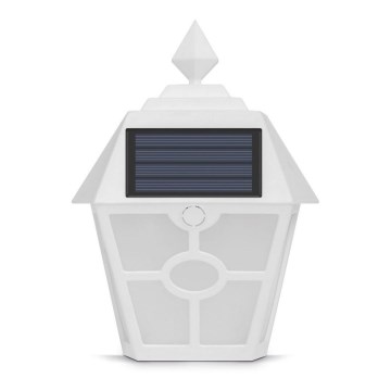 LED Solcellsvägglampa LED/1,2V 600mAh IP44 vit