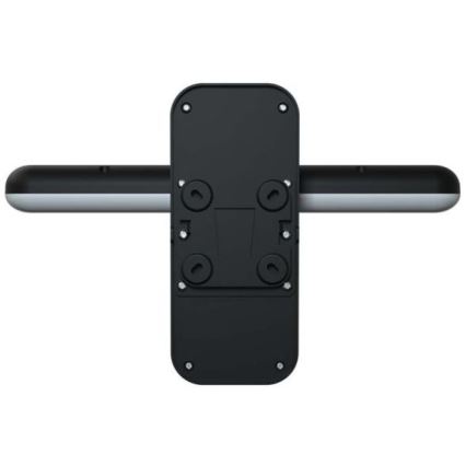 LED solcellsvägglampa med sensor LED/15W/3,2V 4000K/6000K IP65 6000 mAh svart