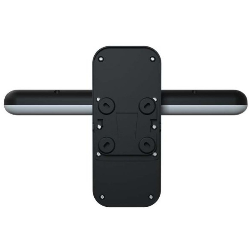 LED solcellsvägglampa med sensor LED/15W/3,2V 4000K/6000K IP65 6000 mAh svart