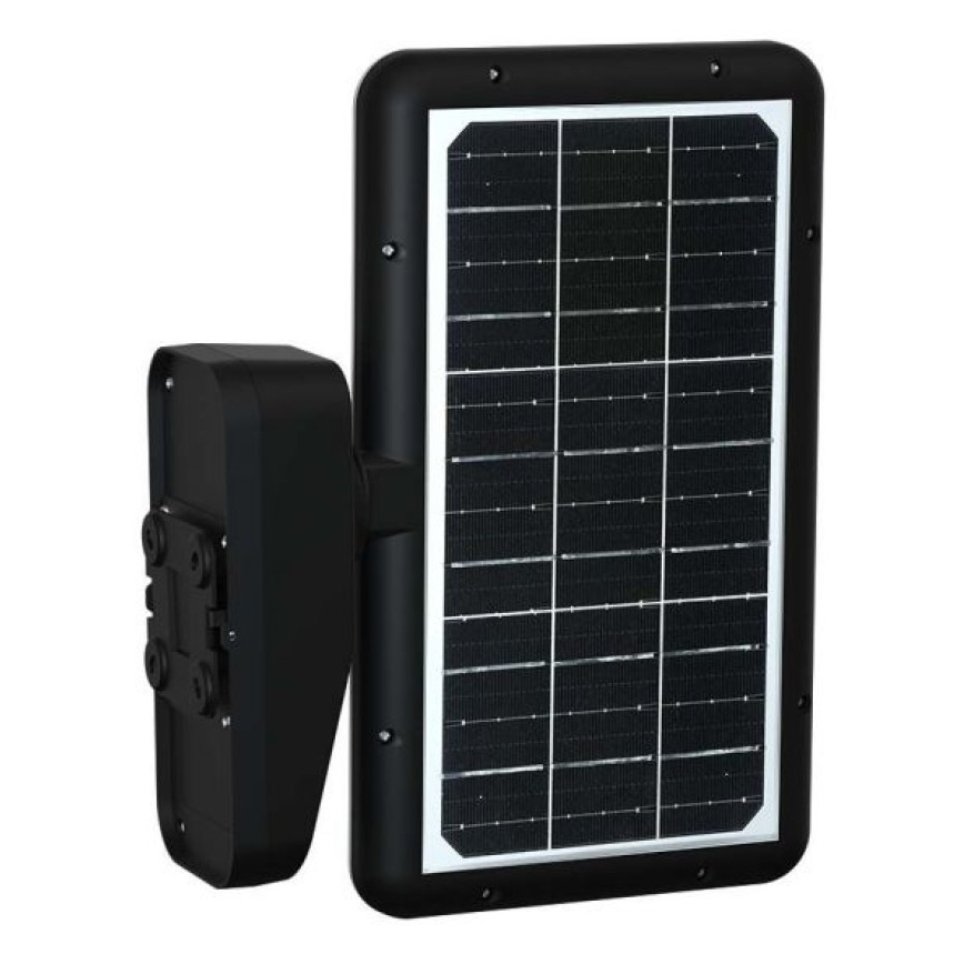 LED solcellsvägglampa med sensor LED/15W/3,2V 4000K/6000K IP65 6000 mAh svart
