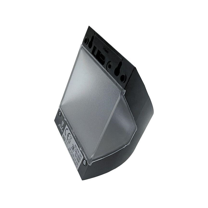 LED solcellsvägglampa med sensor LED/3W/3,7V 3000/4000K 1200 mAh IP54 svart
