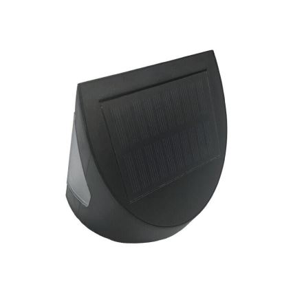 LED solcellsvägglampa med sensor LED/3W/3,7V 3000/4000K 1200 mAh IP54 svart