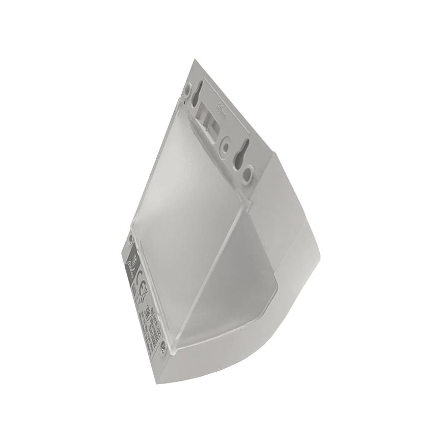 LED solcellsdriven vägglampa med sensor LED/3W/3,7V 3000/4000K 1200 mAh IP54 vit