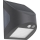 LED-solcellsvägglampa med sensor LED/3W/3,7V 3000/4000K 1200 mAh IP54 antracit